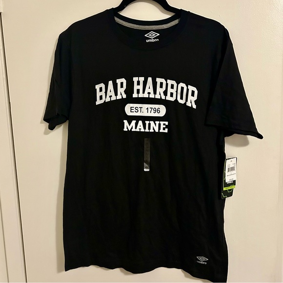 Black Bar Harbor Maine Umbro Tee - Picture 1 of 5